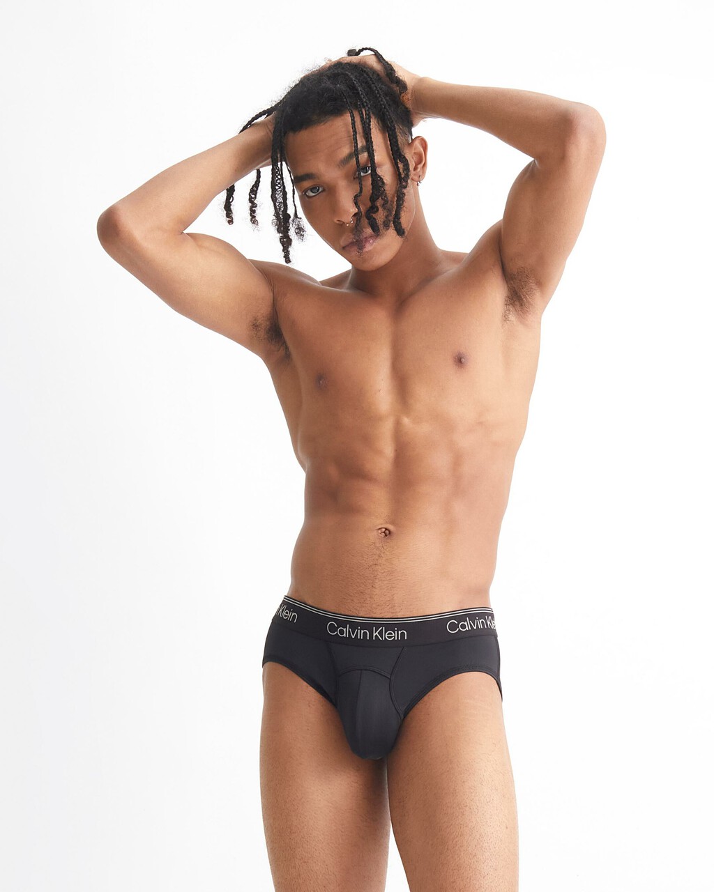 Athletic Micro Hipster Briefs, Black, hi-res