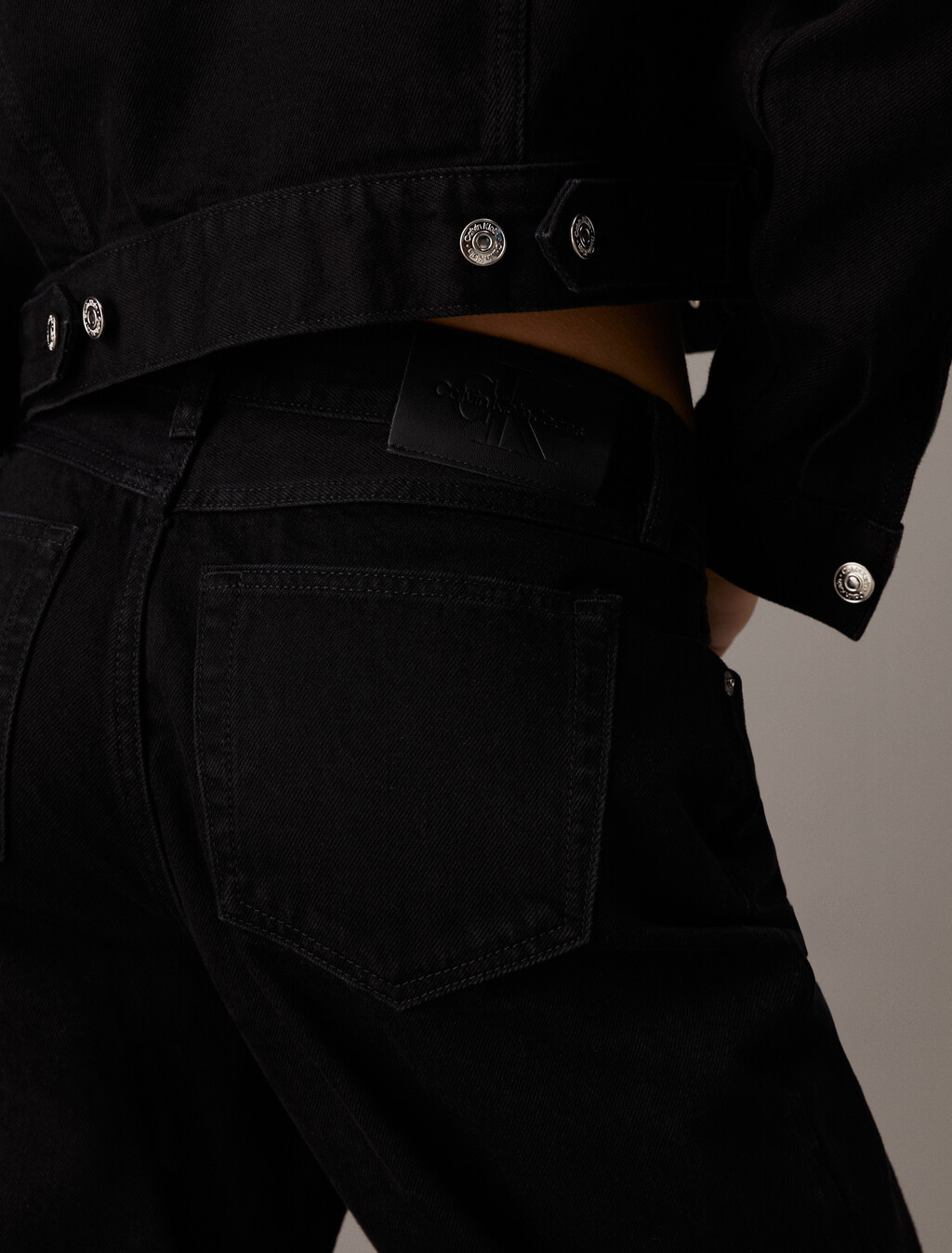 90 年代直筒牛仔褲, CK CLASSIC BLACK, hi-res