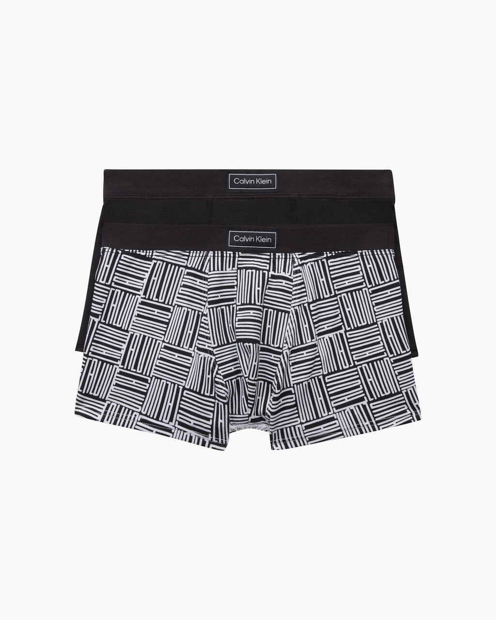 Boys 2 Pack Modern Cotton Trunks, Calvininformblackaop/Pvhblack, hi-res
