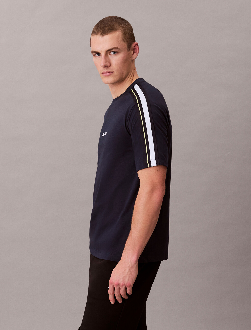 棉質混紡健身 T 恤, Shoreline, hi-res