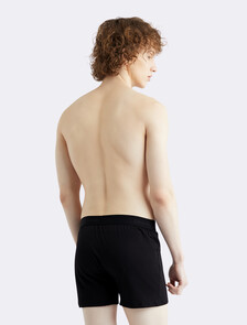 Cooling Lounge 修身平口內褲, Black, hi-res