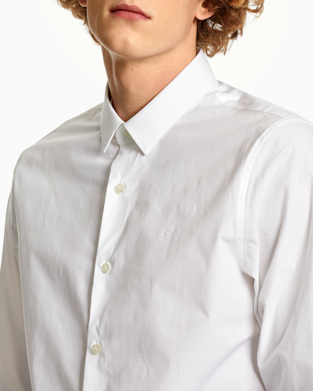 Slim Shirt, Bright White, hi-res