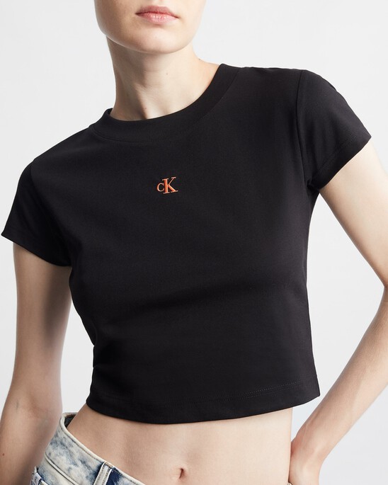 Calvin klein logo top clearance
