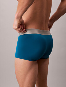 Brushed Microfiber Stretch Low Rise Trunk, Teal Marine, hi-res