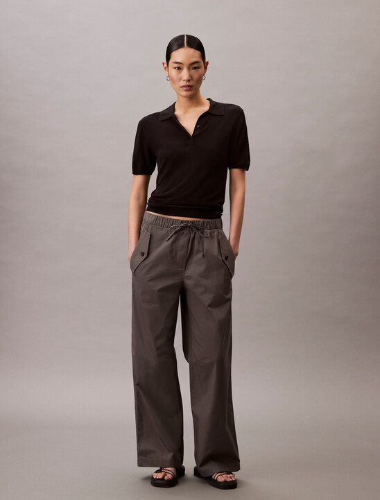 Cotton Twill Cargo Pants