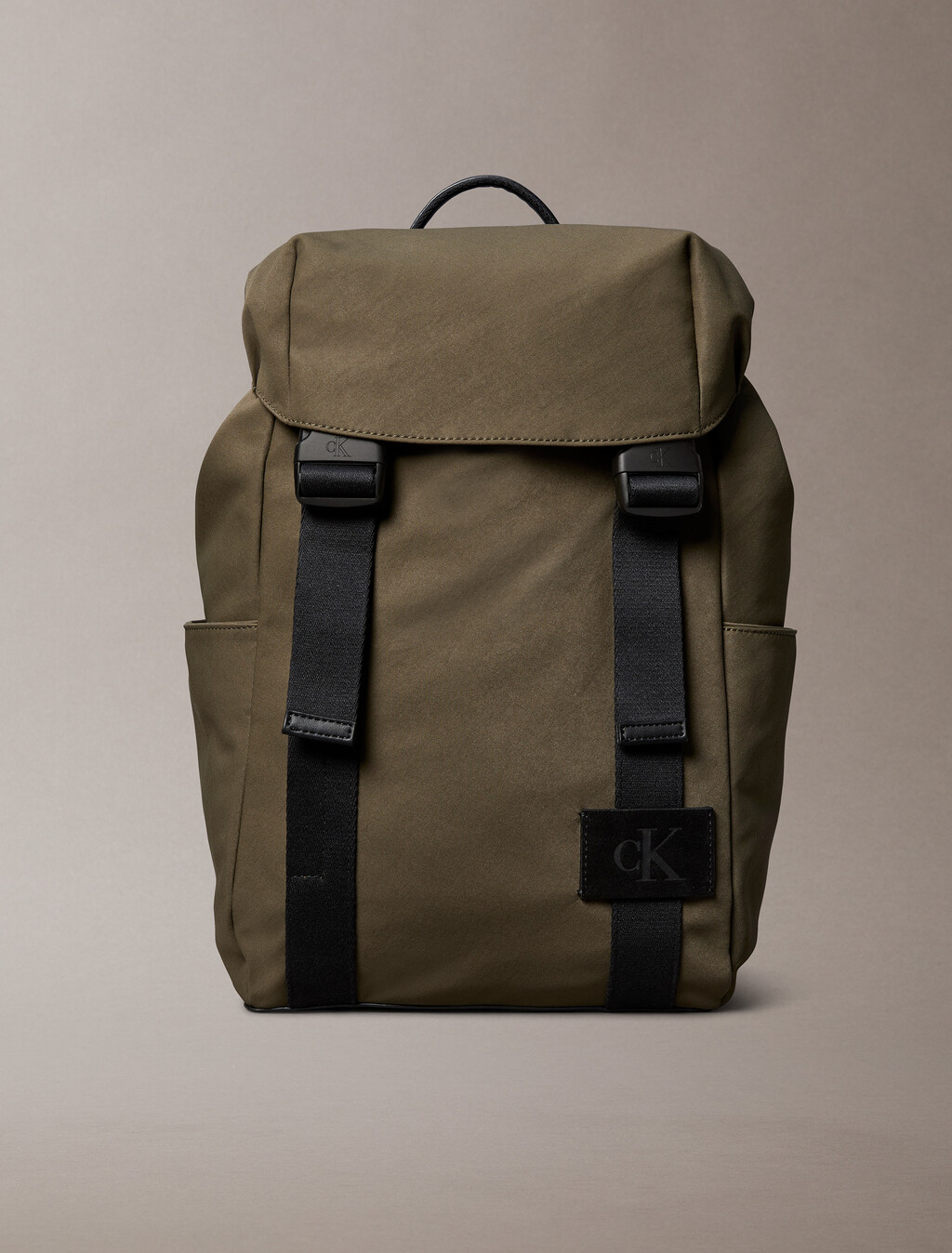 Canvas Backpack, DEEP OLIVE, hi-res