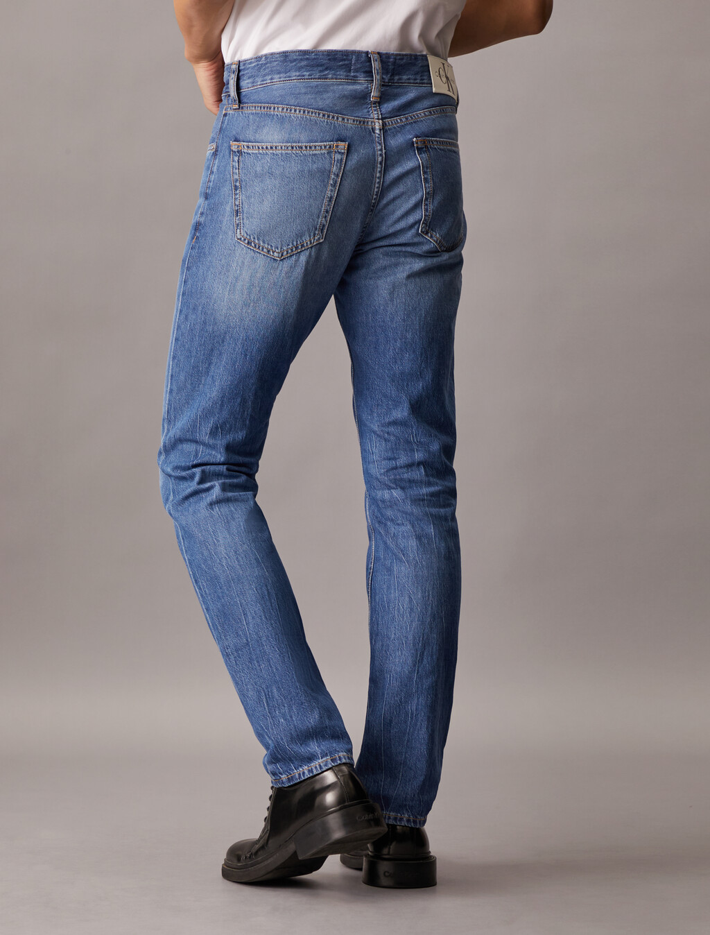 復古直筒牛仔褲, Denim Light, hi-res