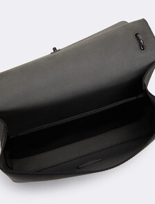 Minimal Monogram Flap Bag, CK Black, hi-res