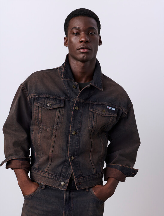 Jung Kook for Calvin Klein 90s Denim Trucker Jacket