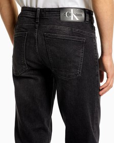 Reconsidered Ckj 027 合身牛仔褲, Black Vertical Print Logo, hi-res