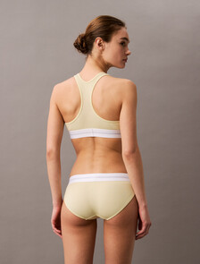 Cotton Modal Stretch Rib Bikini, Garden Glade, hi-res