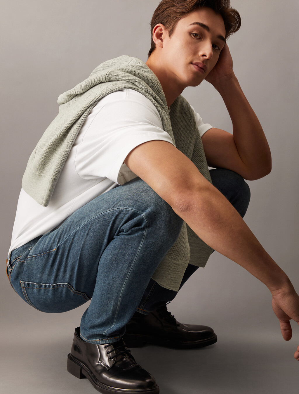 A- MODERN TAPERDenim Dark, Denim Dark, hi-res