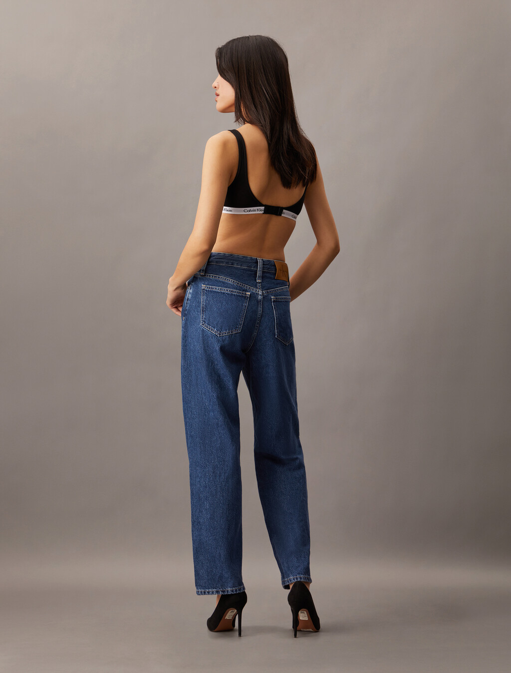 High Rise Loose Jeans, Denim Medium, hi-res