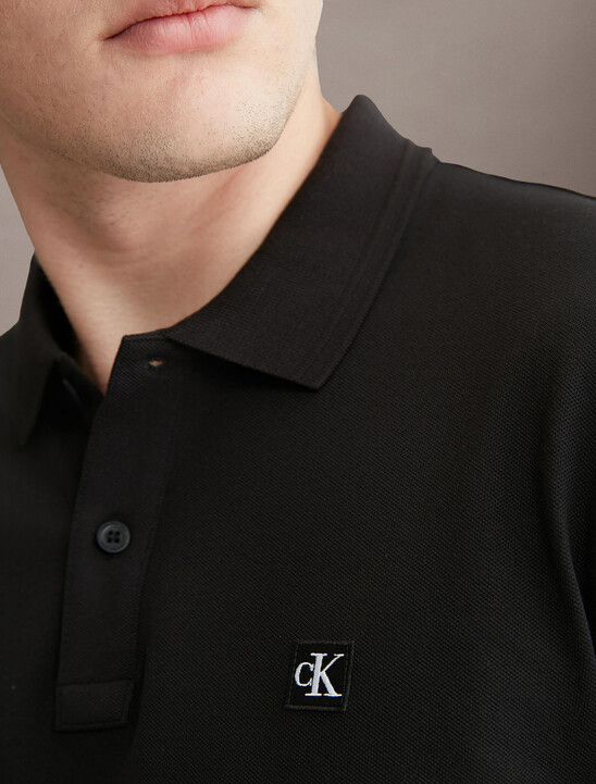 Ck 徽章修身光滑棉質 Polo 衫