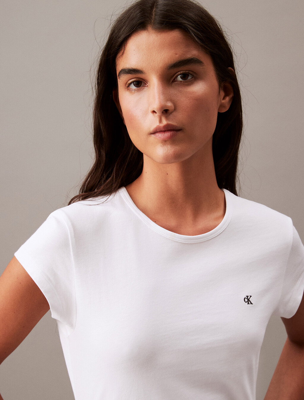 Archive 標誌超貼身 T 恤連身裙, Brilliant White, hi-res