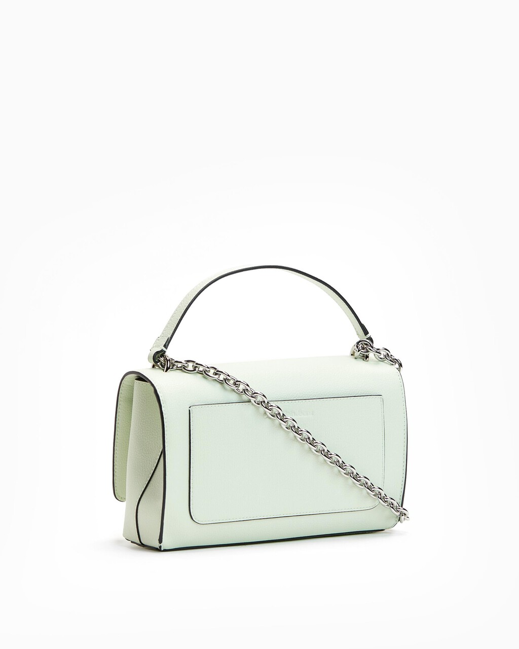 Minimal Monogram Flap Bag With Chain 25Cm, MINT, hi-res