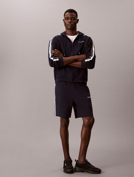 Cotton Blend French Terry Zip Hoodie