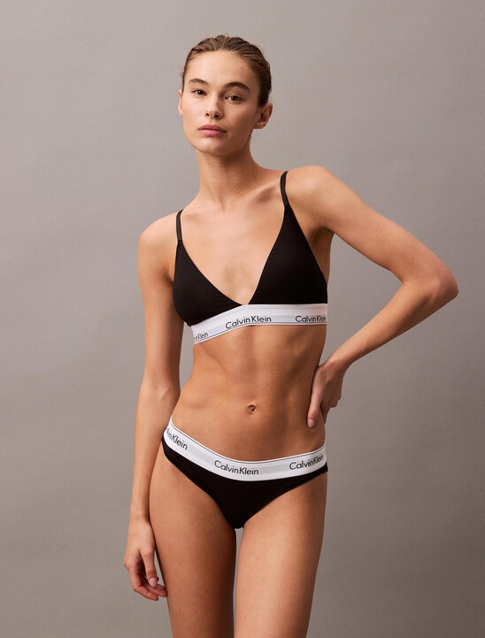 Icon Cotton Lightly Lined Triangle Bralette