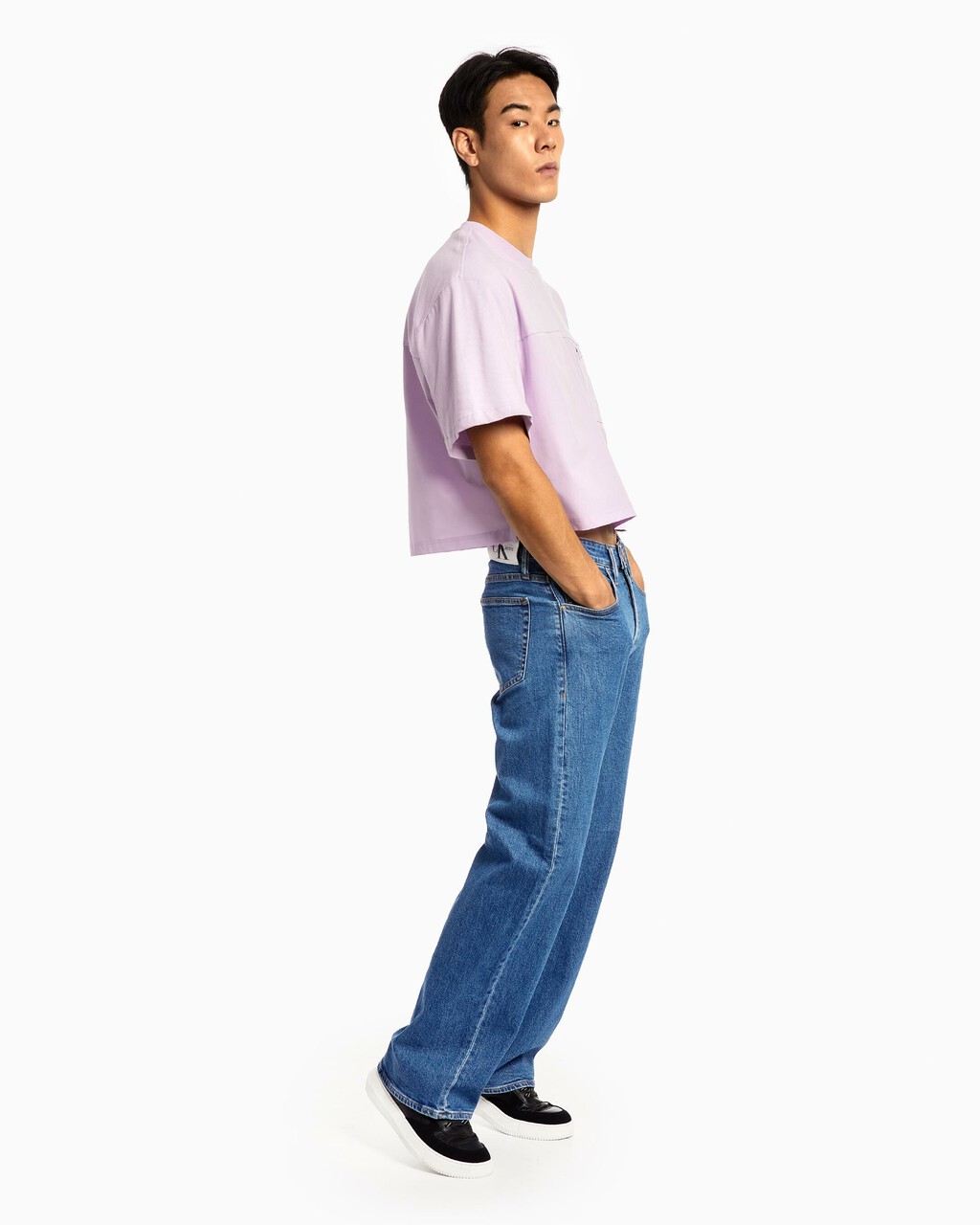 90 年代寬鬆經典牛仔褲, Iconic Light Blue, hi-res