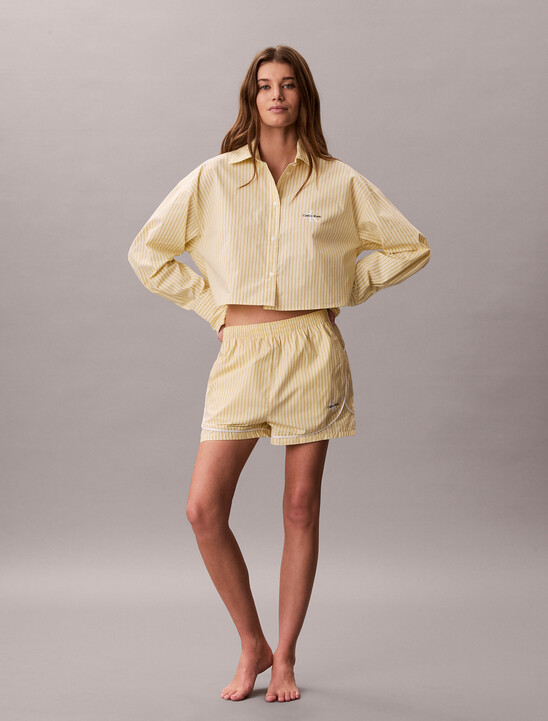 Cotton Poplin Pyjama Shorts