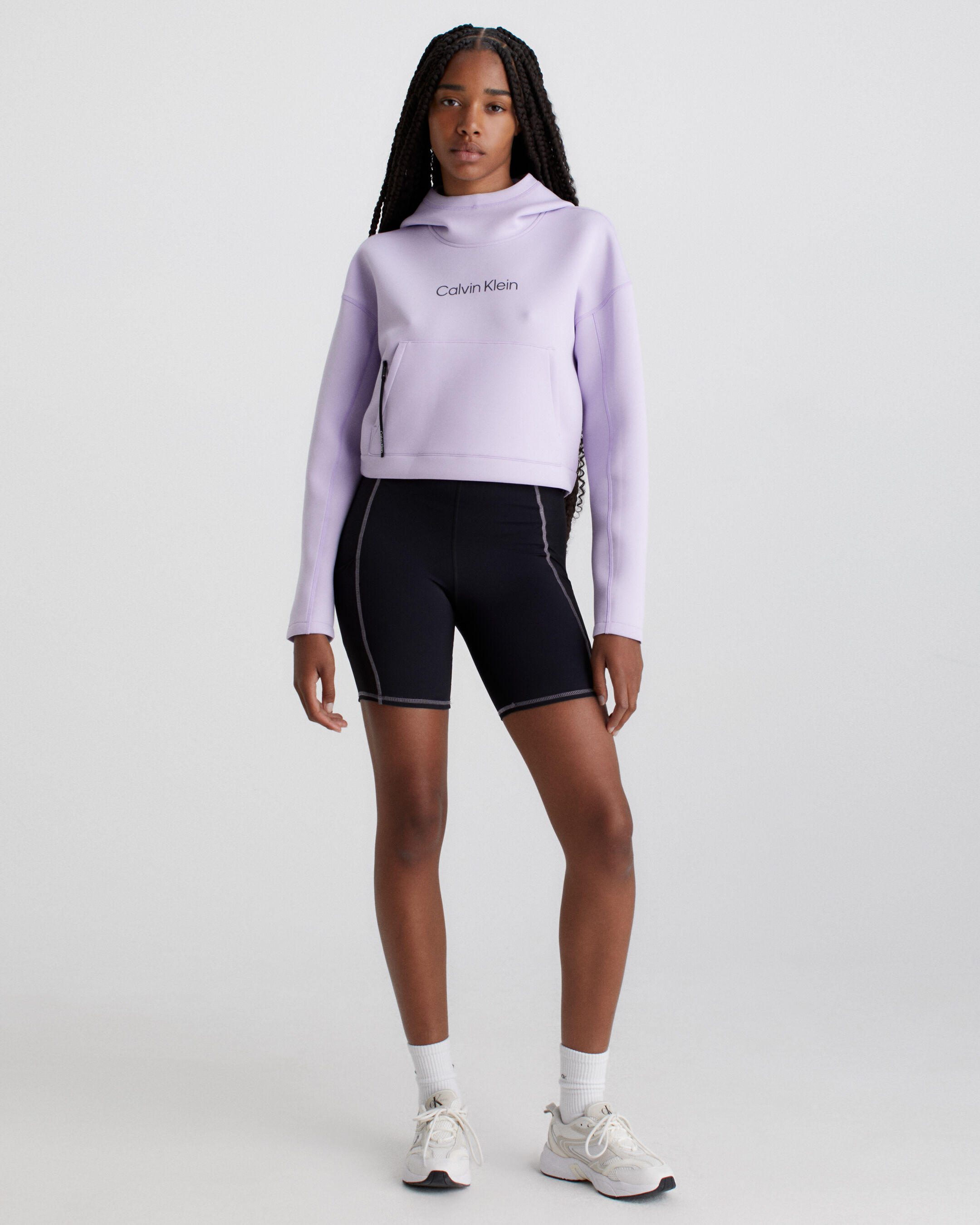 Calvin klein shorts and hoodie set sales