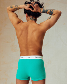 MODERN COTTON THIS IS LOVE 四角褲, Island Turquoise, hi-res