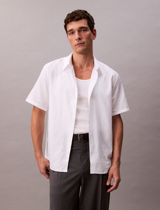 Cotton Jacquard Easy Care Shirt