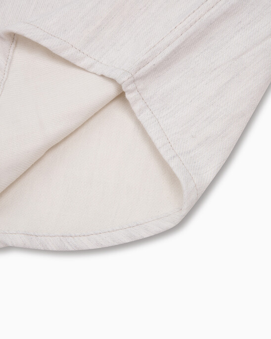 Double Pocket Melange Button-Down Shirt