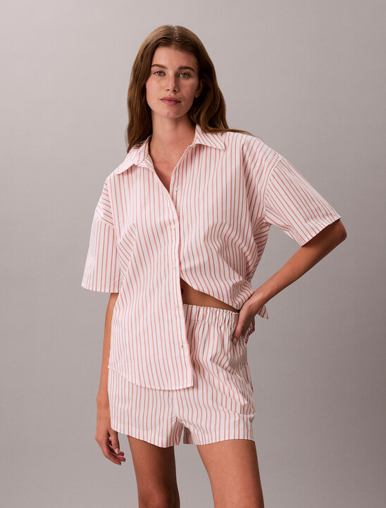 Cotton Poplin Pyjama Shorts