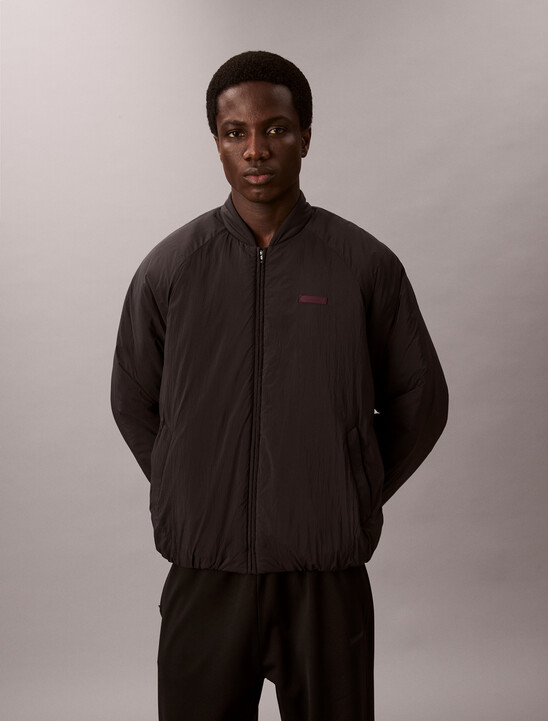 Nylon Bomber Jacket