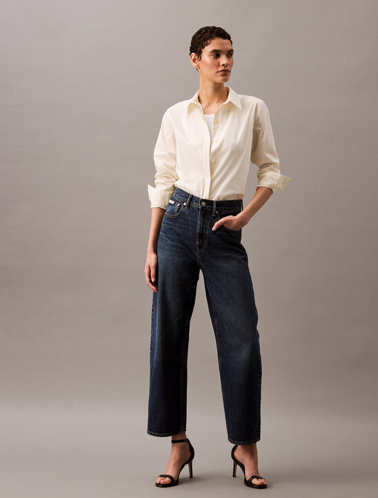 Poplin Classic Stretch Button-Down Shirt