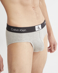 Calvin Klein 1996 Cotton Hipster Brief, Grey Heather, hi-res