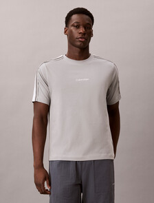 棉質混紡健身 T 恤, Neutral Gray, hi-res