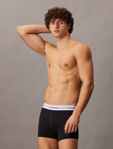 Icon Cotton Air 四角內褲, Black, hi-res
