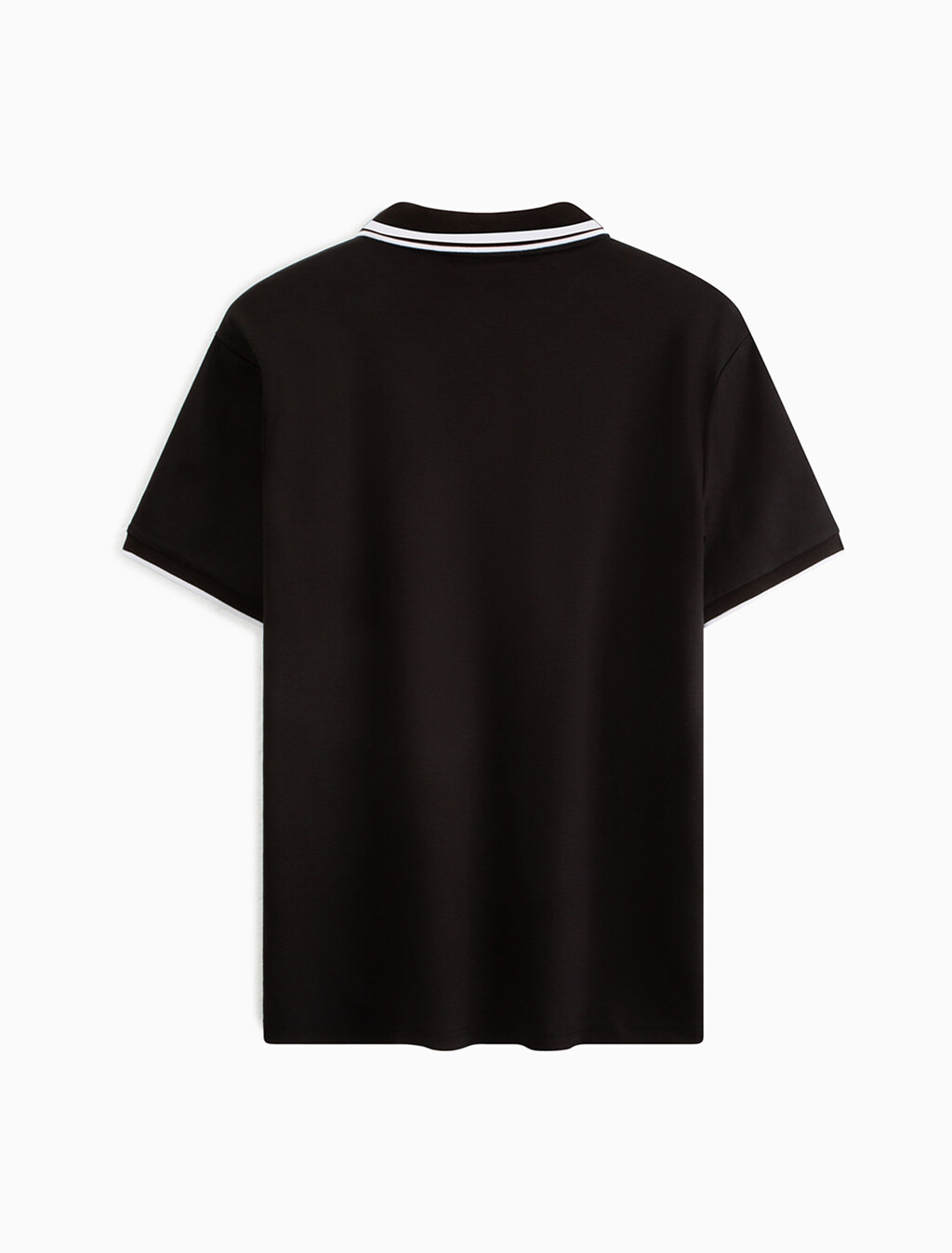 Monologo 標誌修身飾邊 Polo 衫, Ck Black, hi-res
