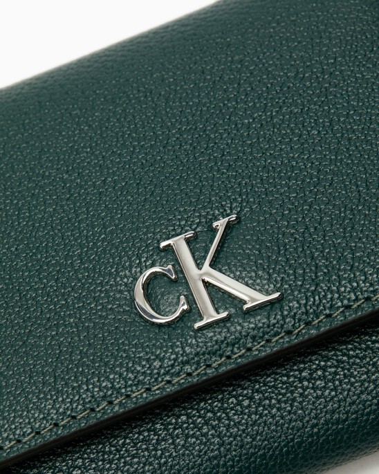 MINIMAL MONOGRAM MEDIUM TRIFOLD WALLET
