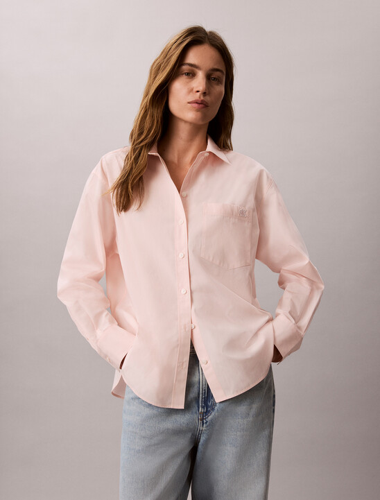 Relaxed Cotton Poplin Shirt