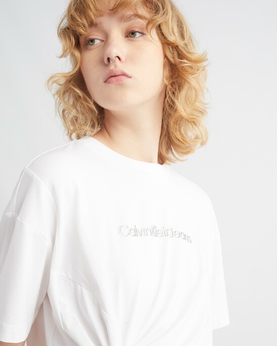 Movements Tee With Gathered Hem