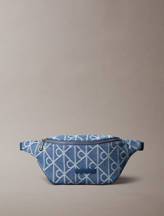 Denim Logo Jacquard Bum Bag