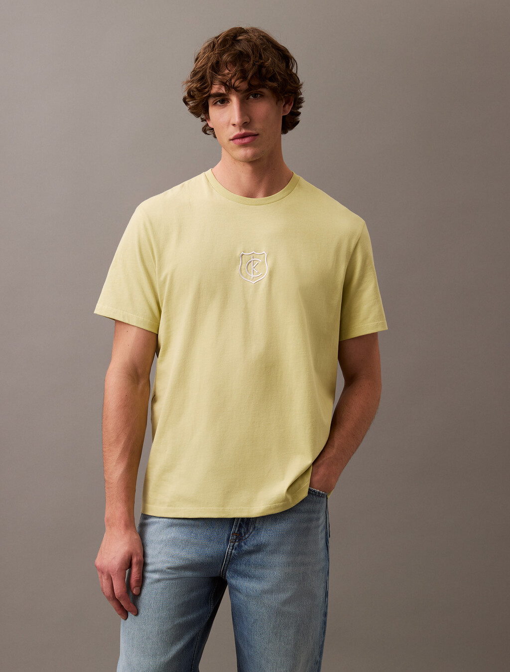 Shield Logo T-shirt, Nile, hi-res