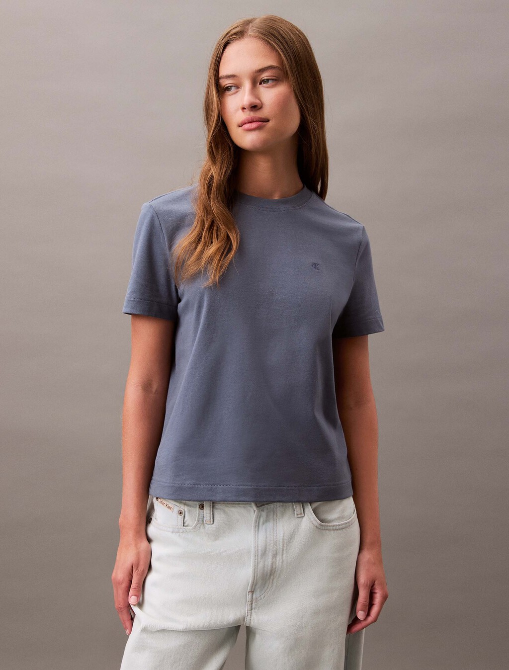 Classic Slim Tee, China Blue, hi-res
