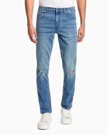 37.5 BODY 牛仔褲, Light Blue Dstr Tonal Logo, hi-res