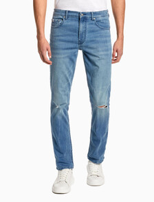 37.5 BODY 牛仔褲, Light Blue Dstr Tonal Logo, hi-res