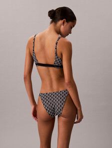 CK Icon 比基尼泳褲, 20242 ICON COTTON EMBLEM W BLACK, hi-res