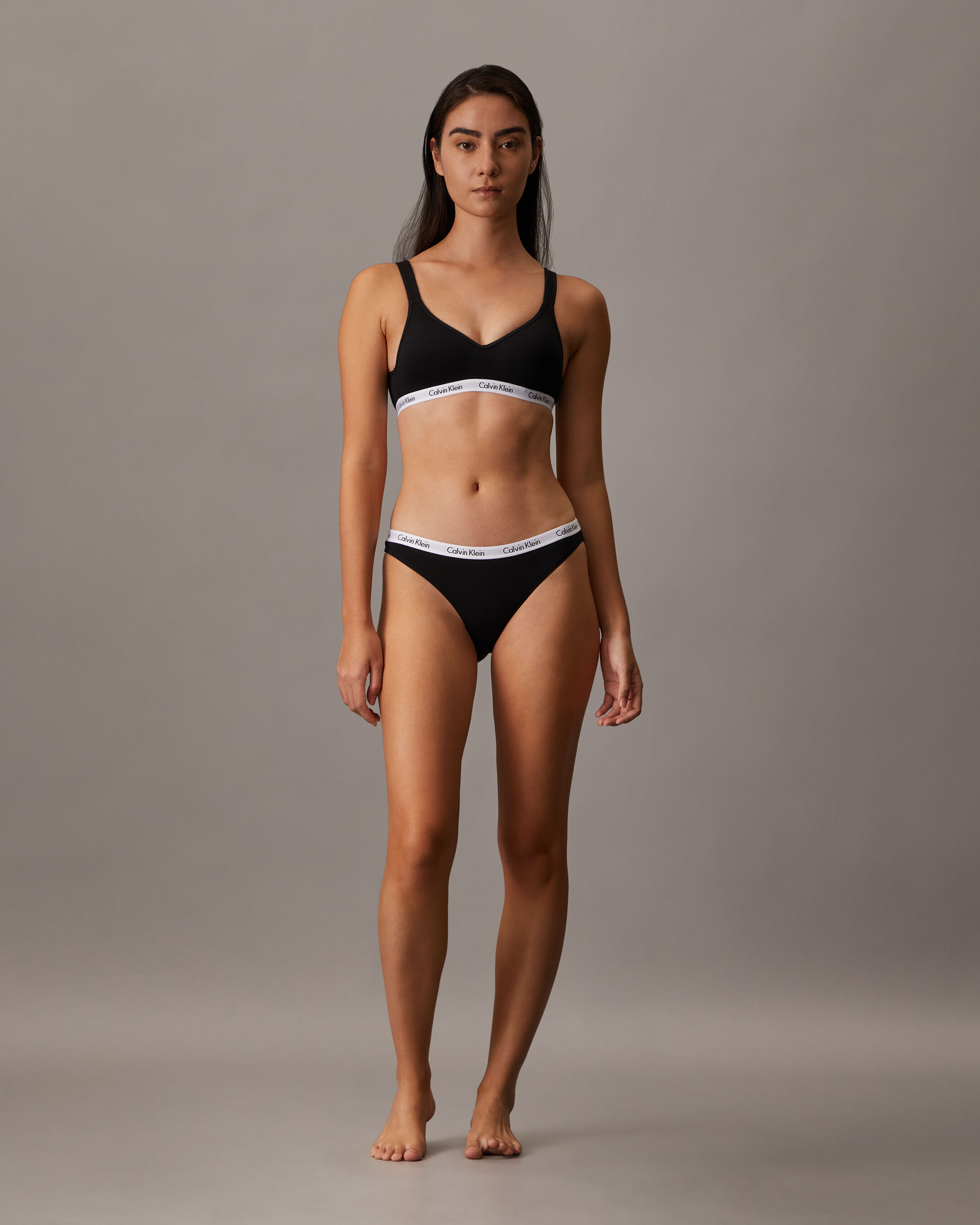 ブラジャー ^ ^ Women's Carousel Padded Bralette QP3333AUB1 Carousel Lightly Lined Bralette | black | Calvin Klein Hong Kong