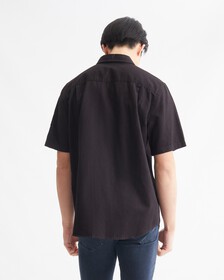 BLANK NEUTRALITY LINEN SHIRT, Ck Black, hi-res