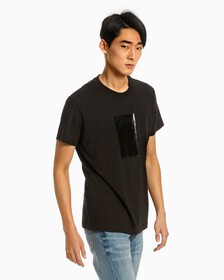 Subtle Color Block T 恤, Ck Black, hi-res