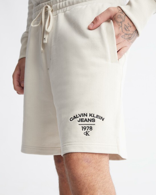 Varsity Curved Logo Sweat Shorts