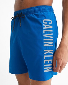 Dark Atoll Medium Drawstring Swim Shorts, Dark Atoll, hi-res