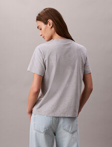 經典 Monogram 圓領 T 恤, Heroic Grey Heather, hi-res